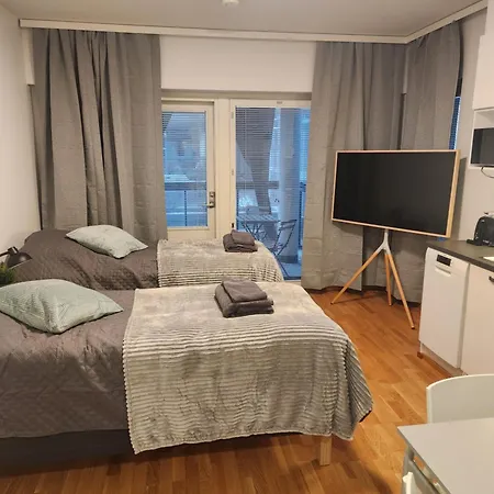 Viihtyisae Taeysin Kalustettu Ja Varustettu Yksioe Logomolla 1vrk-36kk Turku