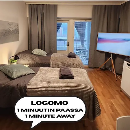 Viihtyisae Taeysin Kalustettu Ja Varustettu Yksioe Logomolla 1vrk-36kk *