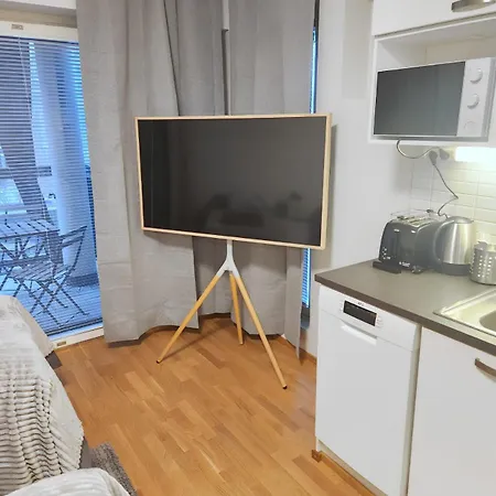 Апартаменты Viihtyisae Korkealuokkainen, Tilava Ja Parvekkeellinen Yksioe Logomolla 1-2hloe