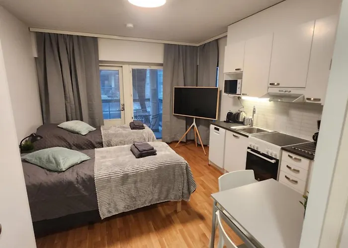 Viihtyisae Korkealuokkainen, Tilava Ja Parvekkeellinen Yksioe Logomolla 1-2hloe Turku